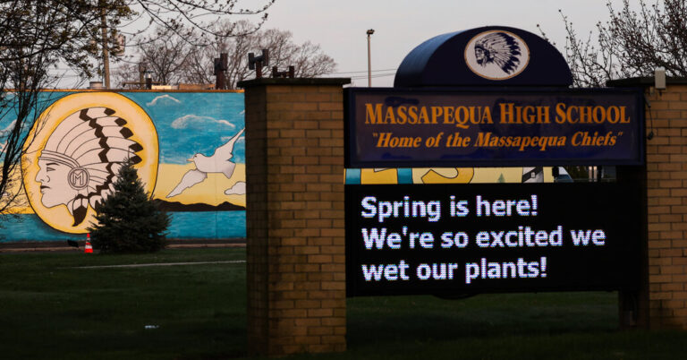 Trump Administration Opens Civil Rights Inquiry Into a Long Island Mascot Fight