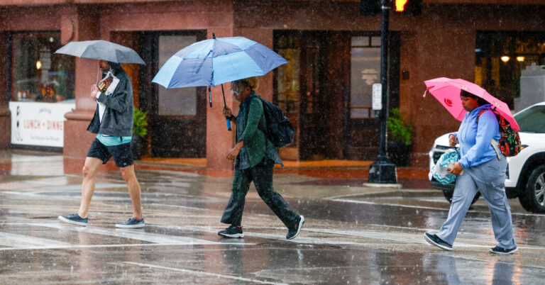 Fatal Storm Rips Through Oklahoma and Texas, Flooding Roads