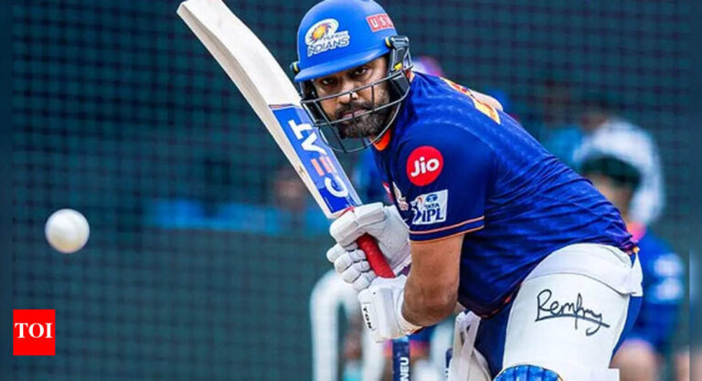 Rohit Sharma hits the nets as Mumbai Indians resume training ahead of IPL restart – Watch | Cricket News