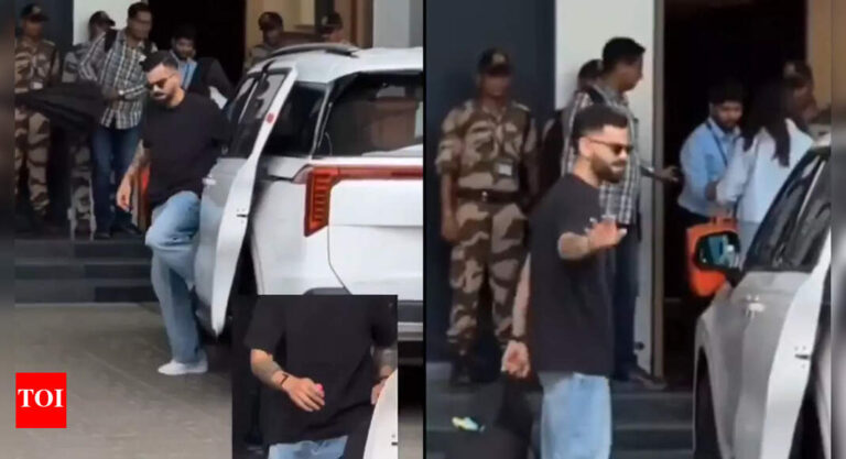 Virat Kohli spotted with ‘jaap’ counting machine, fans left curious | Cricket News