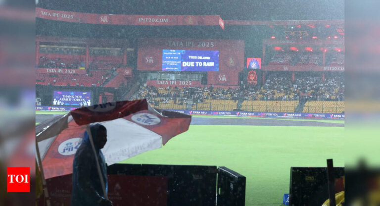 Bangalore Weather, RCB vs KKR: What is the cut-off time for a 5-over game in today’s IPL 2025 match? | Cricket News
