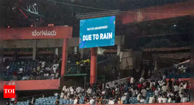 Rain washes out IPL 2025 restart; KKR knocked out of playoff race