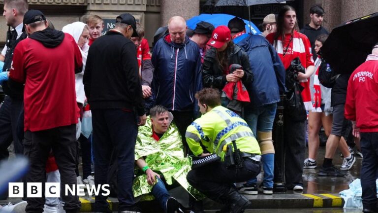 Witnesses describe car driving into crowds at Liverpool FC parade