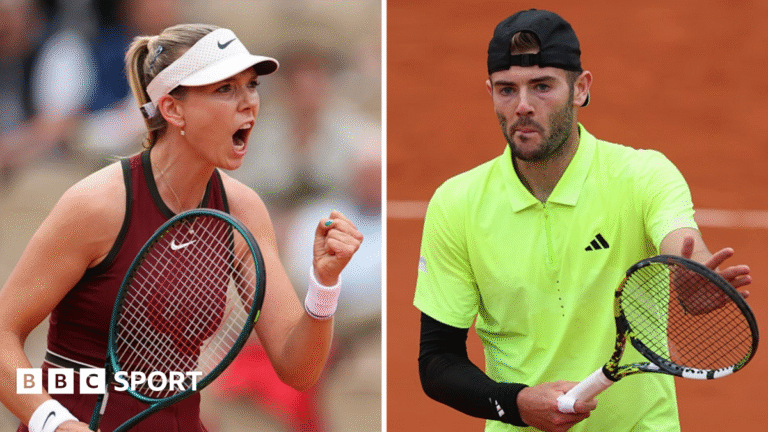 French Open 2025 results: Katie Boulter wins at Roland Garros after Jacob Fearnley beats Stan Wawrinka