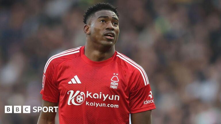Nottingham Forest: Taiwo Awoniyi out of induced coma after surgery