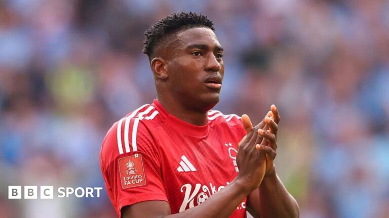 Taiwo Awoniyi: Nottingham Forest striker in induced coma after surgery