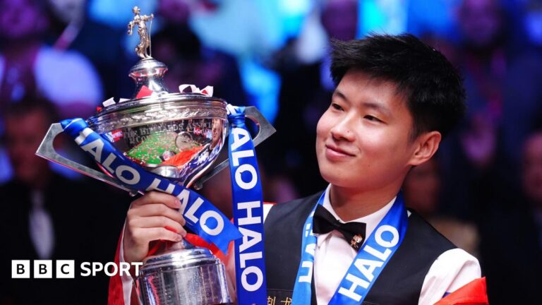 World Snooker Championship 2025: Zhao Xintong claims historic victory over Mark Williams in Crucible final