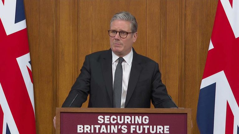 Nigel Farage says he would allow essential migration but numbers would be capped | Politics News