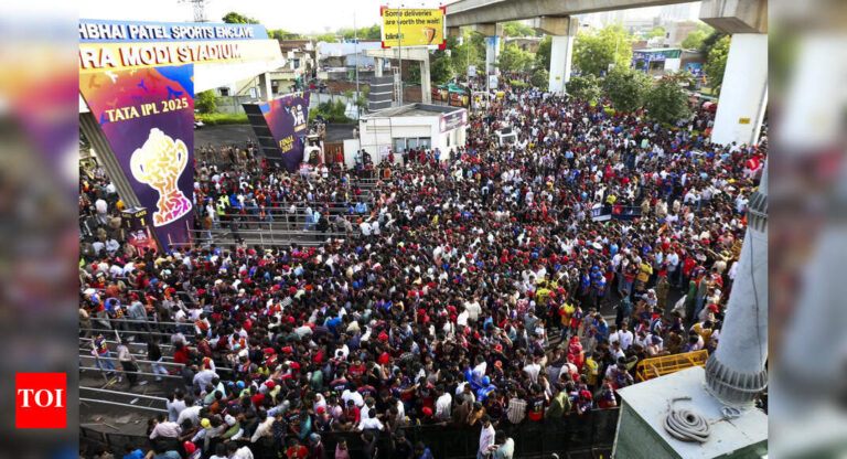 IPL 2025 Final: RCB vs PBKS draws massive crowd at Narendra Modi Stadium in Ahmedabad | Cricket News