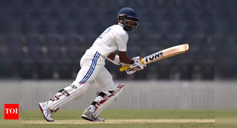 India A vs England Lions, 2nd unofficial Test: Abhimanyu Easwaran’s gritty 80 take India A to 163/4 on Day 3 | Cricket News