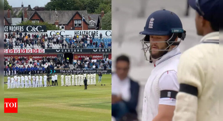 IND vs ENG Test match: Why are India, England players wearing black armbands on Day 5? Full details | Cricket News