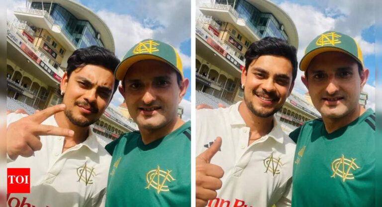 County Championship: Pakistan’s Mohammad Abbas shares photos with India’s Ishan Kishan – See Photos | Cricket News