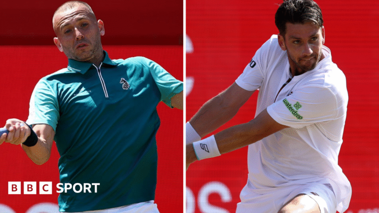 Queen’s 2025: Dan Evans causes upset but Cameron Norrie out