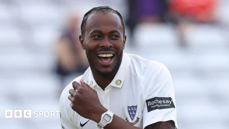 Jofra Archer: England bowler returns for Sussex – how did he fare?