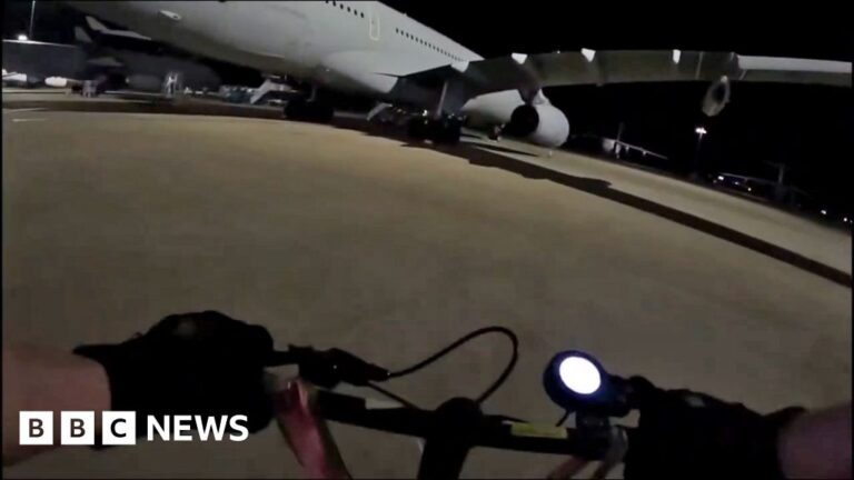 Pro-Palestinian activists break into RAF Brize Norton to spray planes