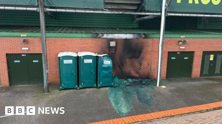 ‘Deliberate’ fire outside Plymouth Argyle’s Home Park stadium