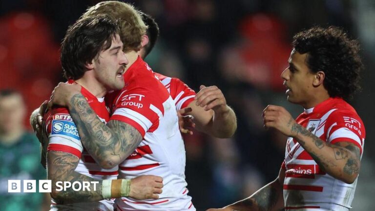 Super League: St Helens 20-18 Leigh Leopards: Saints edge thriller