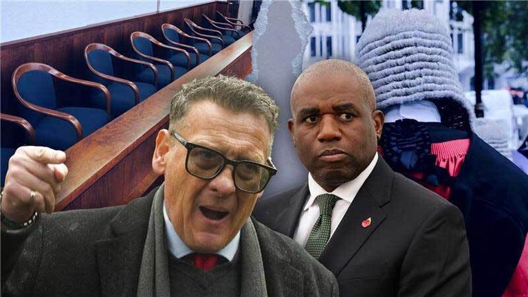 Magistrates and judges to use more AI, says Lammy – as jury trials reduced | Politics News