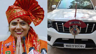 ‘I have no interest’: BMC removes red-blue beacon from Mumbai mayor Ritu Tawde’s car | Mumbai News