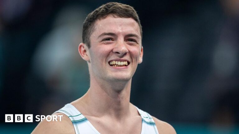 Rhys McClenaghan: Olympic champion wins first gold since injury