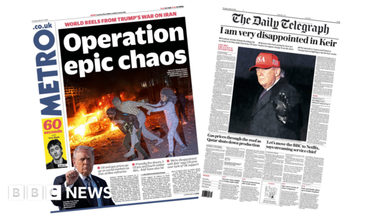 ‘Operation epic chaos’ and Trump ‘very disappointed in Keir’