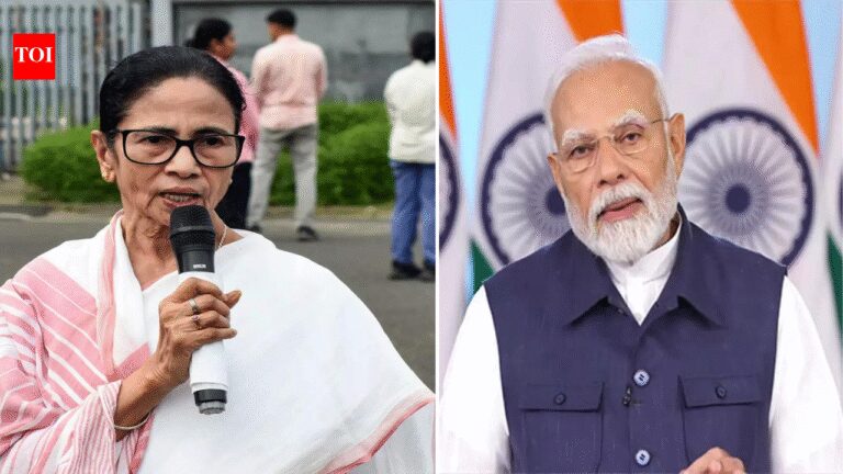 ‘You should resign’: Mamata hits out at PM Modi’s silence on Pakistan’s threat to strike Kolkata | India News