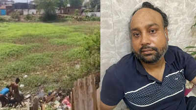 Thief hides in pond for 5 hours to evade arrest, uses lotus stem to breathe, nabbed by RPF | Bhopal News